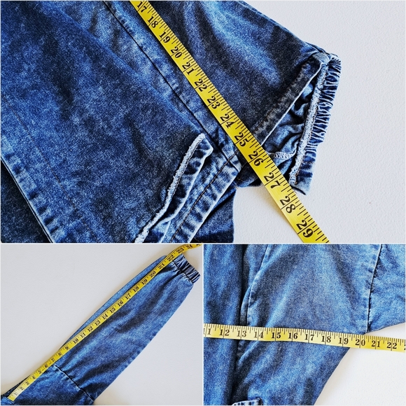 90s Madein Dark Wash Denim Avant Garde Dramatic Shawl Collar Hooded Wrap Jacket - Picture 16 of 16